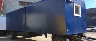 Вагончики на колесах для временного проживания и работы