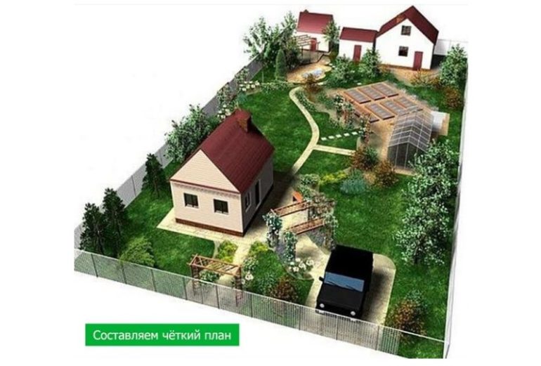 Благоустройство участка в Подмосковье