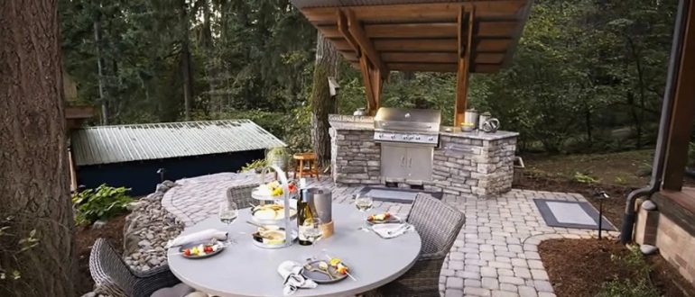 Уличная кухня на даче: как организовать комфортную зону приготовления пищи под открытым небом